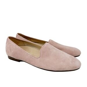 Vionic Willa II Women's Comfort Slip On Flats Pink Suede 13